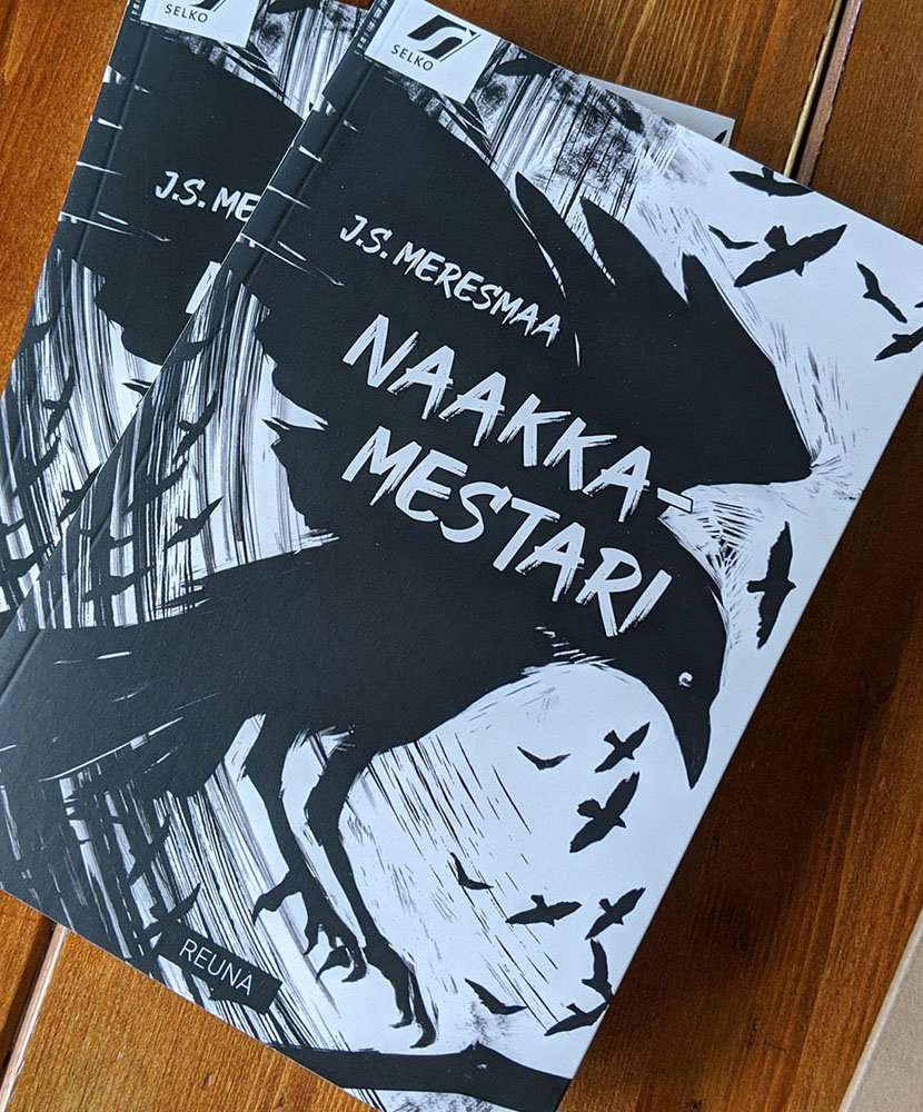 Cover and illustrations for Naakkamestari, 2020